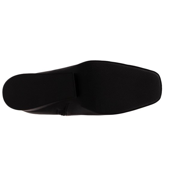 Stylish Vintage Womens Black Leather Wedge Ankle Boots - Picture 7 of 7